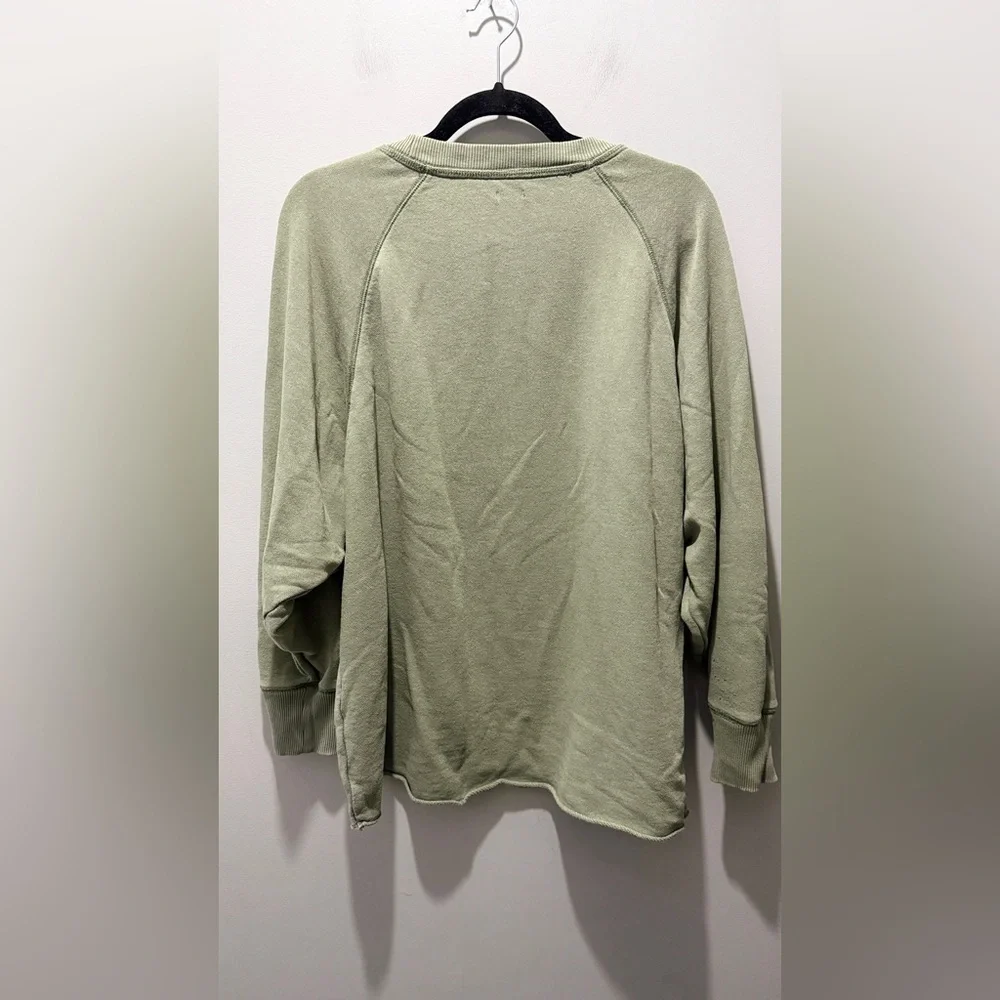 Aerie City Raw Cut Oversized Crew - Picture 3 of 6